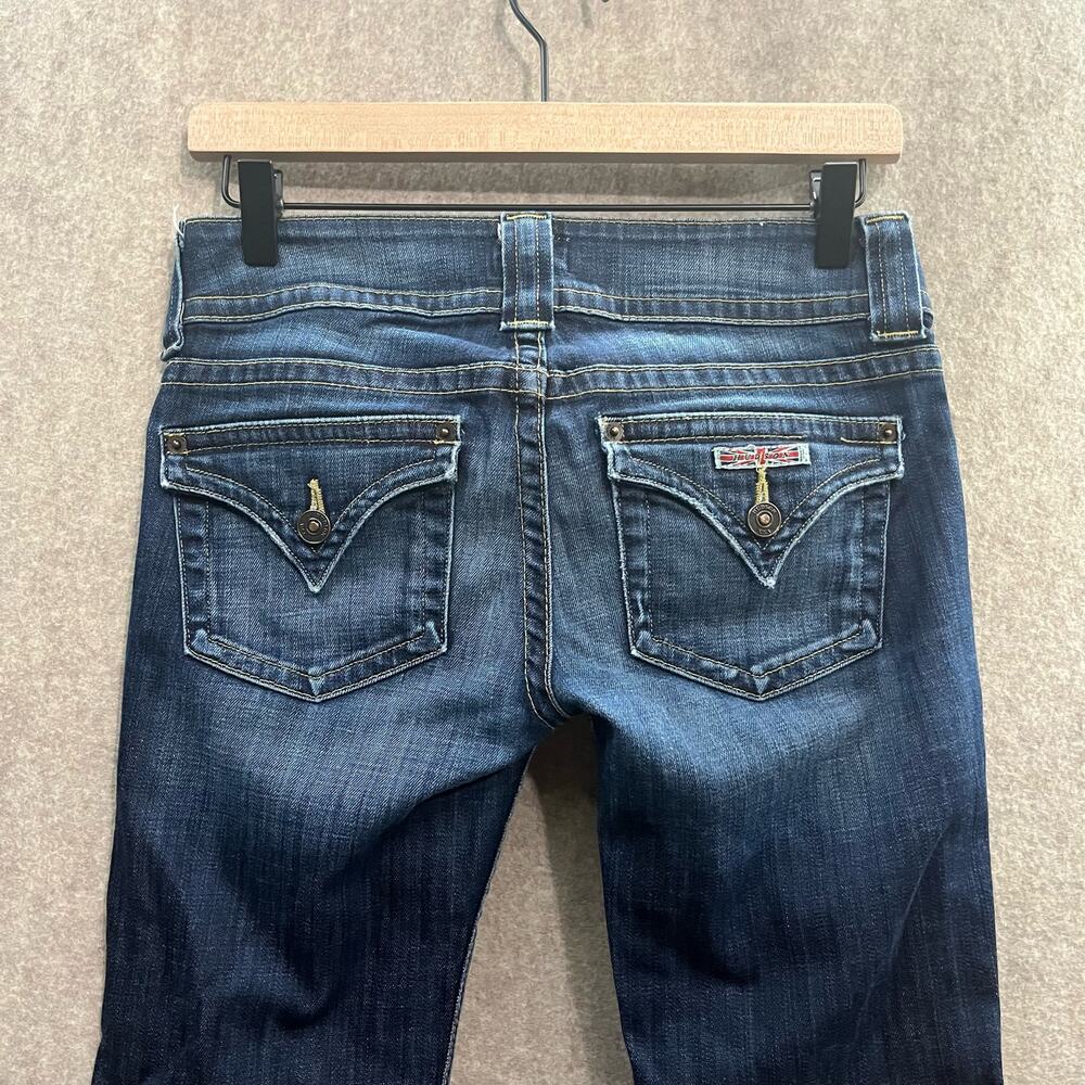 HUDSON Beth Mid Rise, Baby Bootcut Jean with Back Flap Pockets Size 28 - Picture 4 of 11